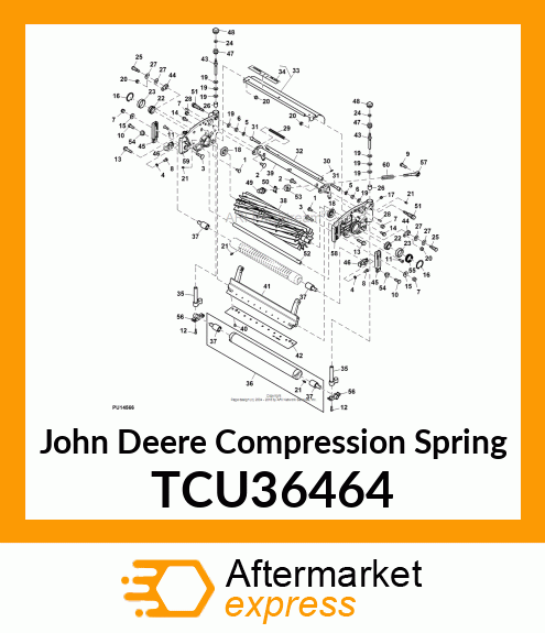 COMPRESSION SPRING (BEDKNIFE SHOE) TCU36464