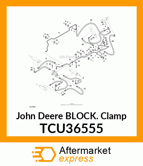 BLOCK CLAMP TCU36555