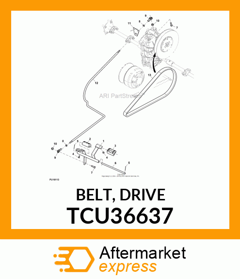 BELT, DRIVE TCU36637