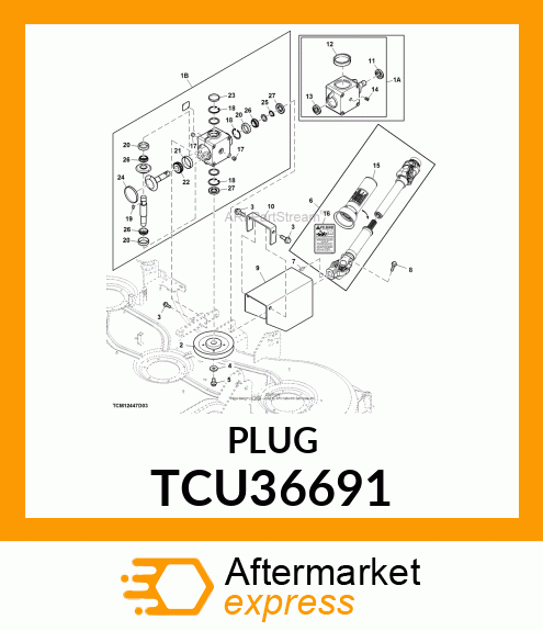 PLUG, CAP TCU36691