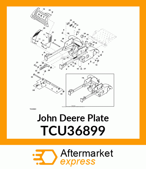 PLATE TCU36899