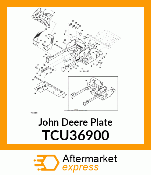 PLATE TCU36900