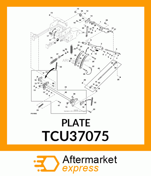 PLATE TCU37075