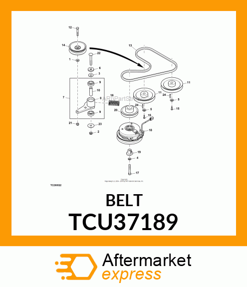 Belt TCU37189