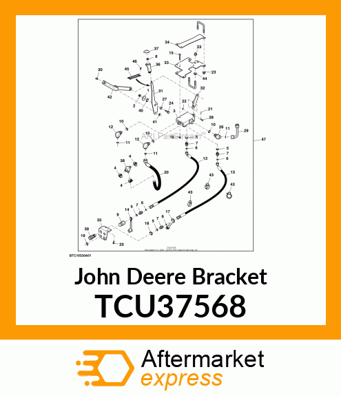 BRACKET, AUX PLUMBING MOUNT TCU37568