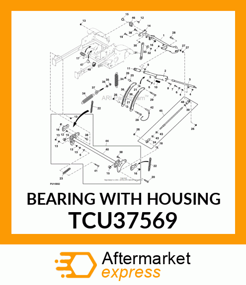 BEARING WITH HOUSING TCU37569