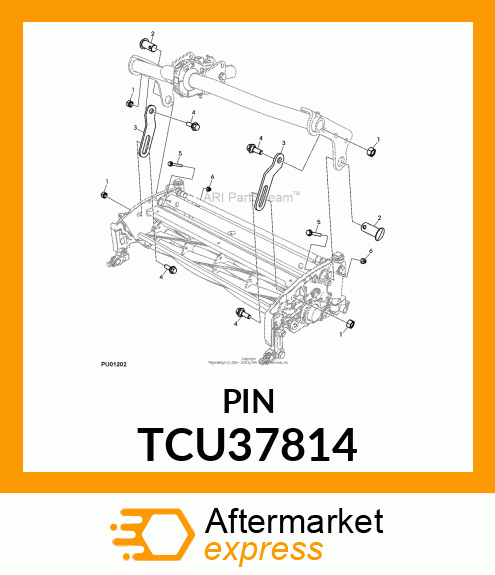 PIN (YOKE ATTACH) TCU37814