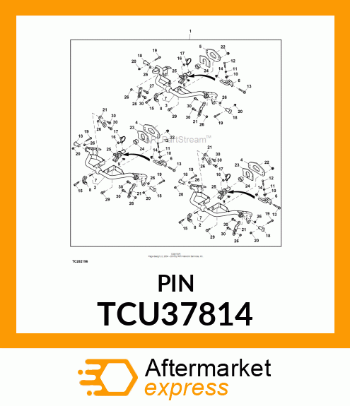 PIN (YOKE ATTACH) TCU37814