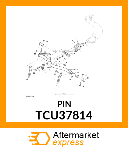 PIN (YOKE ATTACH) TCU37814