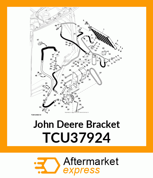 BRACKET, COMPRESSOR MOUNTING TCU37924