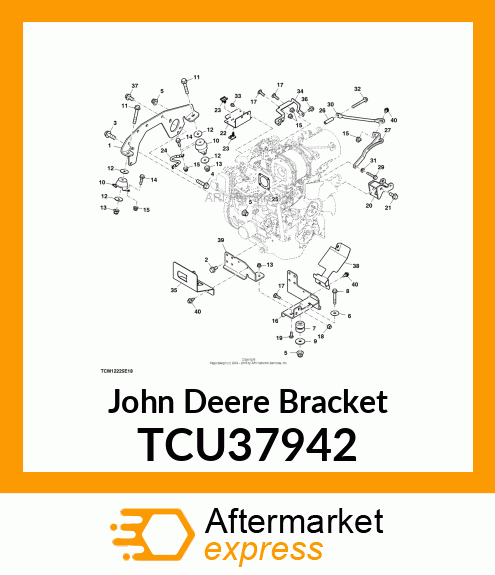 BRACKET, ENGINE MOUNT, LH TCU37942