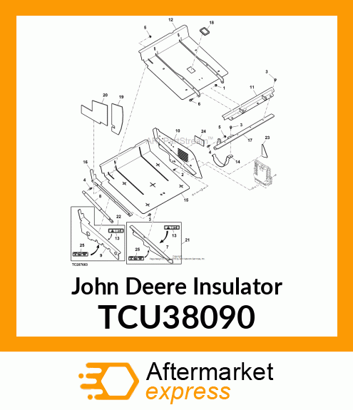 INSULATOR TCU38090