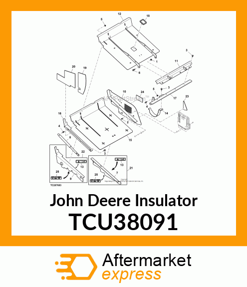 INSULATOR TCU38091