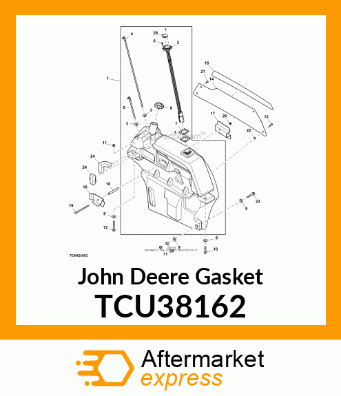 GASKET, FUEL GAUGE TCU38162