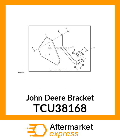 BRACKET, SMV SIGN TCU38168