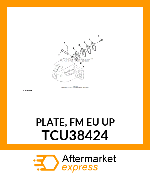 PLATE, FM EU UP TCU38424