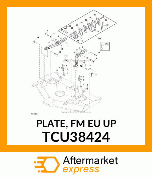 PLATE, FM EU UP TCU38424