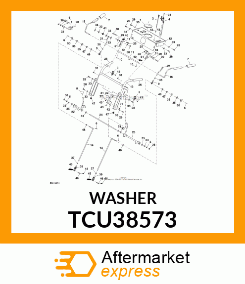 WASHER, WAVE TCU38573