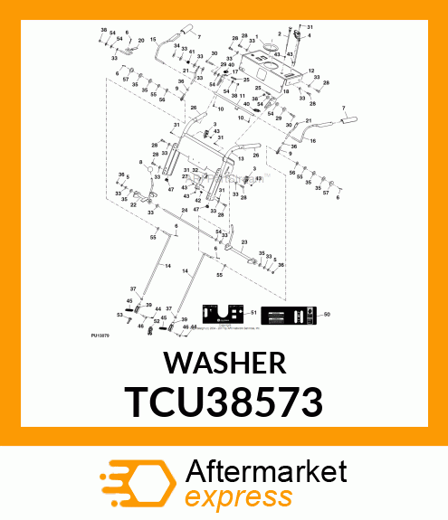 WASHER, WAVE TCU38573