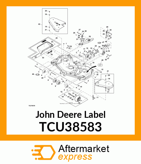 LABEL, CE, FM 60SD TCU38583