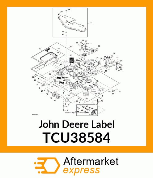 LABEL, CE (FM) 72SD TCU38584