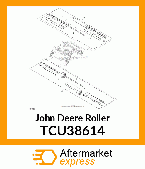 ROLLER, FRONT GAGE IRS TCU38614