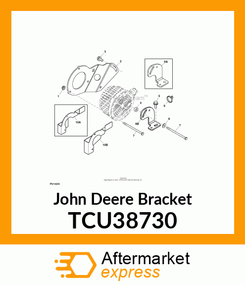 BRACKET (ALTERNATOR SUPPORT) TCU38730