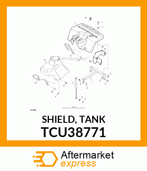 SHIELD, TANK TCU38771