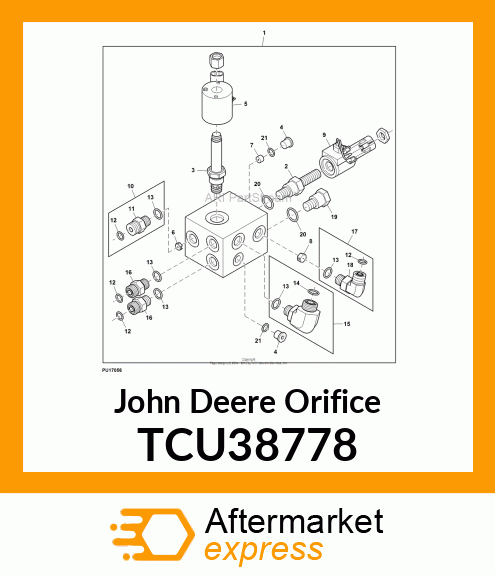 ORIFICE, 2 WAY FLOATING TCU38778