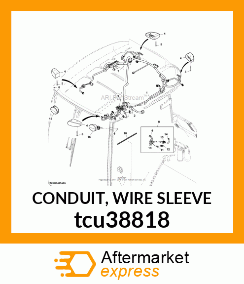 CONDUIT, WIRE SLEEVE tcu38818