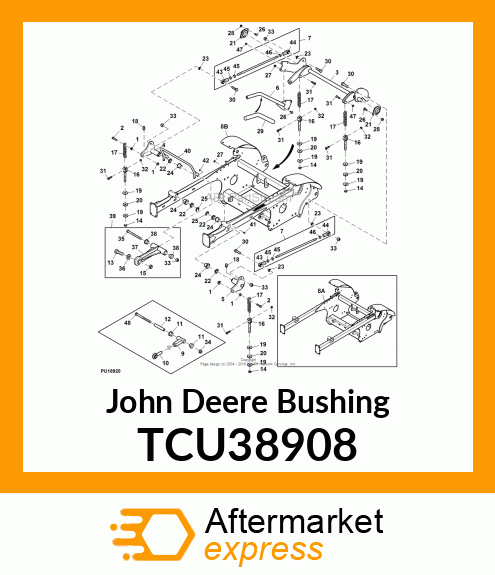 BUSHING, FLANGED TCU38908