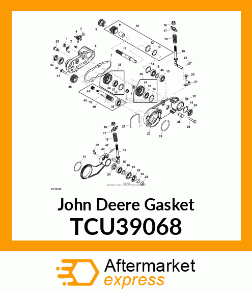 GASKET (QA7 CONDITIONER DRIVE) TCU39068