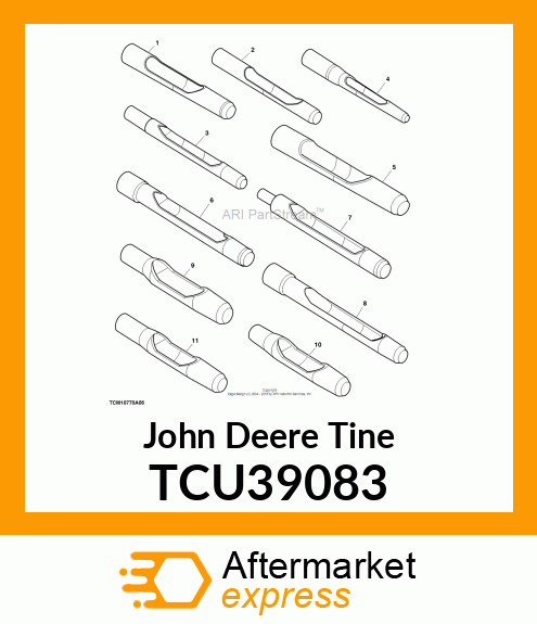 TINE, 3/4,HOLLOW,SE,ST,6.0,7/8 MT TCU39083