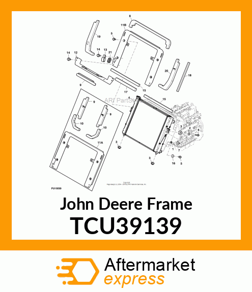 BRACKET, RADIATOR MOUNT TCU39139