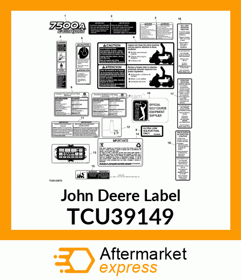 Label TCU39149