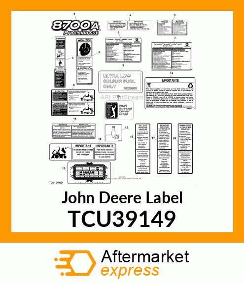 Label TCU39149