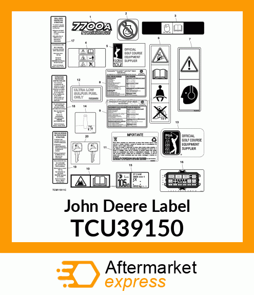 Label TCU39150