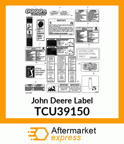 Label TCU39150