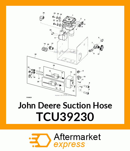 SUCTION HOSE, TUBE, LIQUID PUMP TCU39230