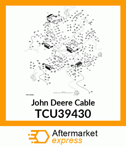 CABLE, REEL MOTOR TETHER TCU39430