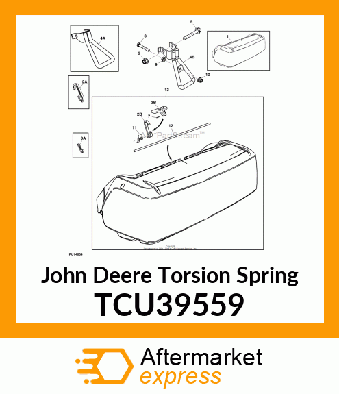 TORSION SPRING (LATCH) TCU39559