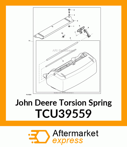 TORSION SPRING (LATCH) TCU39559