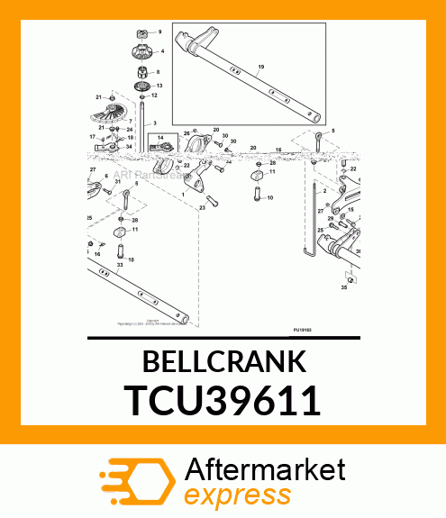 BELLCRANK, TRANSPORT LOCK TCU39611