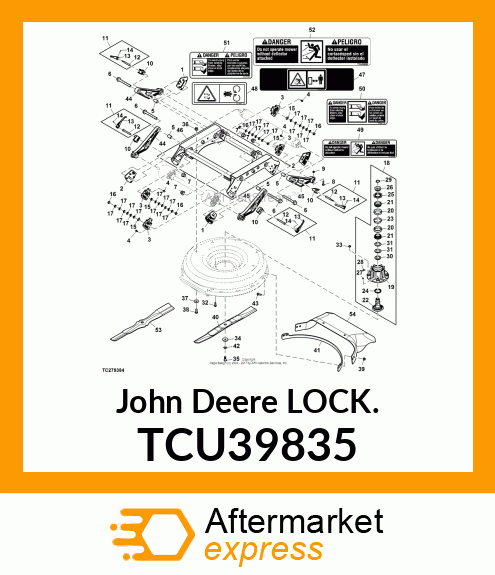 LOCK, PLATE TCU39835