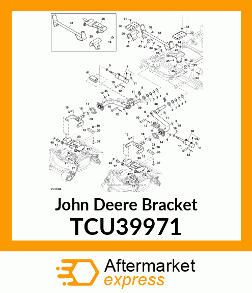 BRACKET, LHS FRONT UPSTOP (8800A) TCU39971