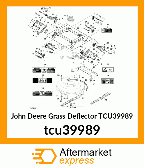 GRASS DEFLECTOR tcu39989