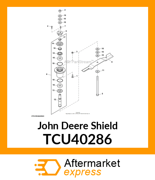 SHIELD, SPINDLE TOP TCU40286