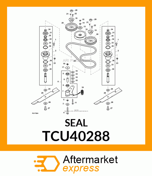 SEAL, SPINDLE V TCU40288