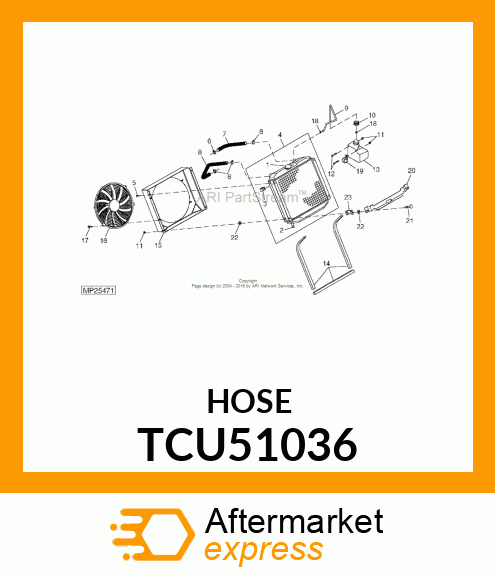 HOSE TCU51036