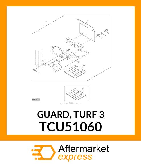 GUARD, TURF 3 TCU51060